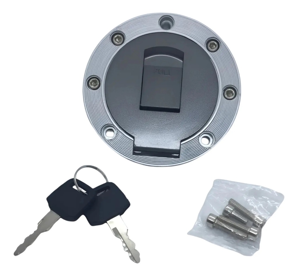 [TTN150] Tapa De Tanque Nafta Motomel Cg 150 S2 Rx  150 Rpm Plateado