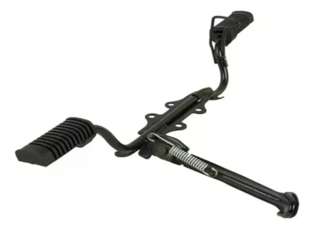 [MOT-CPNW] Barra Posa Pie Muleta Y Pedalines Honda New Wave 110 Rpm Negro