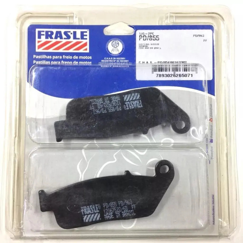 [10870] Pastilla Frasle Delantero  Honda Cb 250 Twister New Pd 855