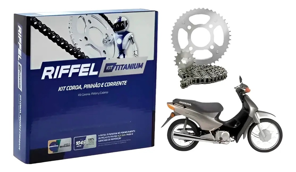 [70752] Kit de Transmisión Riffel 15-35 428H Honda Biz 100/105