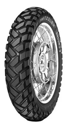 [4096] Cubierta Enduro3 Metzeler 120 90 17 Xr 125 Bros Mas Ancha