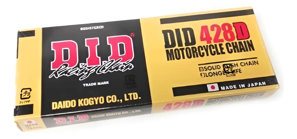 [2180] Cadena De Transmision Did 428 X 134 Japon Fz 16 Skua Xr 125 Xr 150 Gris
