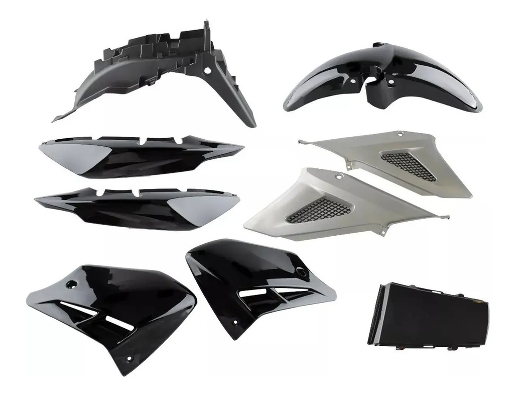 [1298/00247-022] Kit de Plásticos Completo 9 Piezas NSU Honda Twister 250