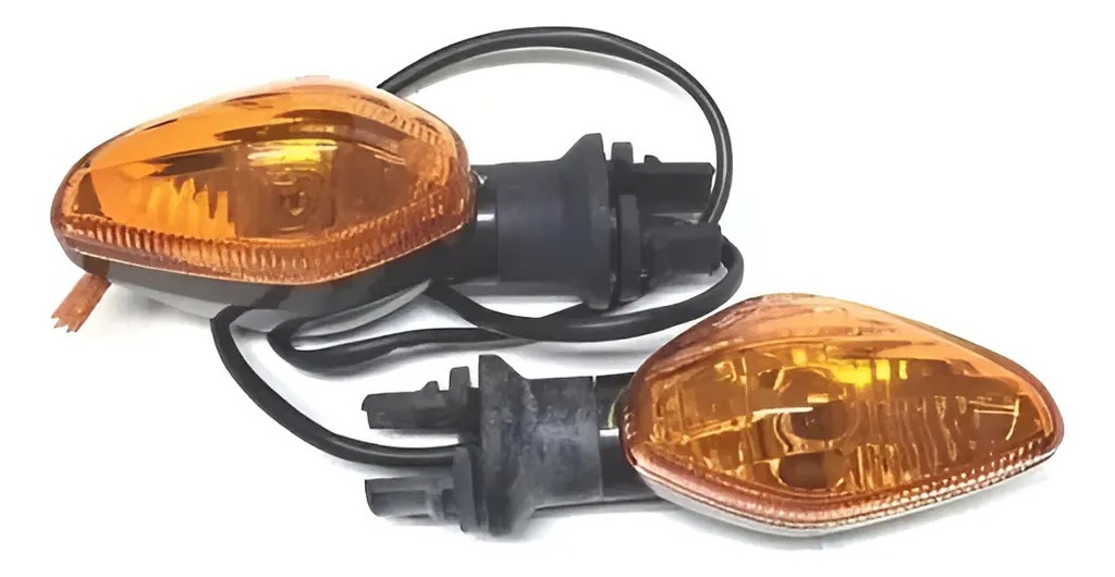 [MOT-WLNTIT.CAJA] Luz Giro Guiño Honda New Titan 150 Cg Nuevo Modelo X Par Izquierdo/derecho