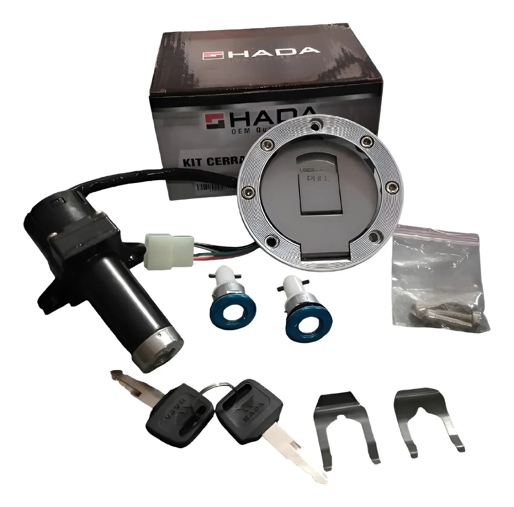 [KTC400] Kit Llave  Contacto Tapa Tanque  Zanella Rx 200 Neo 2018 *