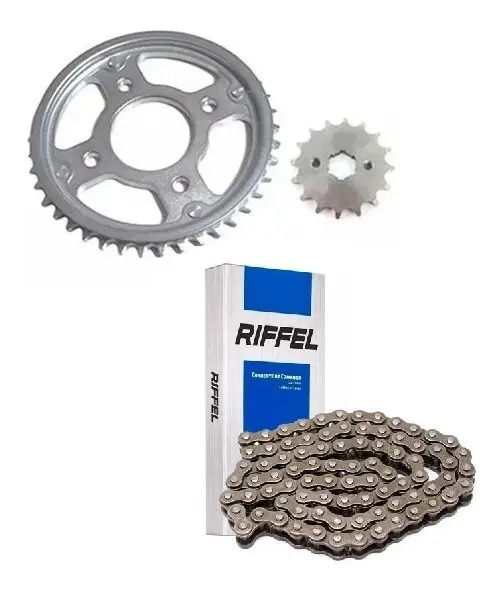 [KTR030.10013] Kit Transmision 16/38T Cadena Riffel 428H x 118L CG 150 S2