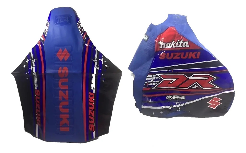 [KITDR350TC4A] Kit Funda de Asiento y Tanque TC4 Antideslizante Suzuki DR 350
