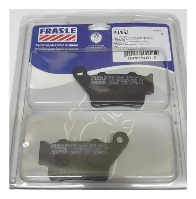 [10863] Pastilla de Freno Trasera Fras-le FMPD00863 Bajaj Rouser NS 200
