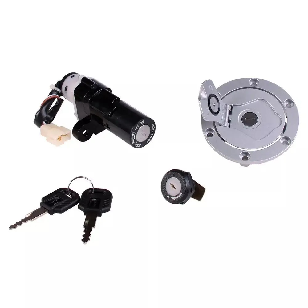 [KTC501] Kit de Cerradura Contacto y Tapa de Tanque Bajaj Rouser NS 200
