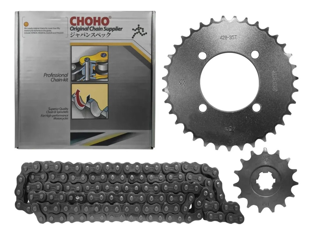 [HKC106] Kit de Transmision Choho Completo Yamaha New Crypton 110