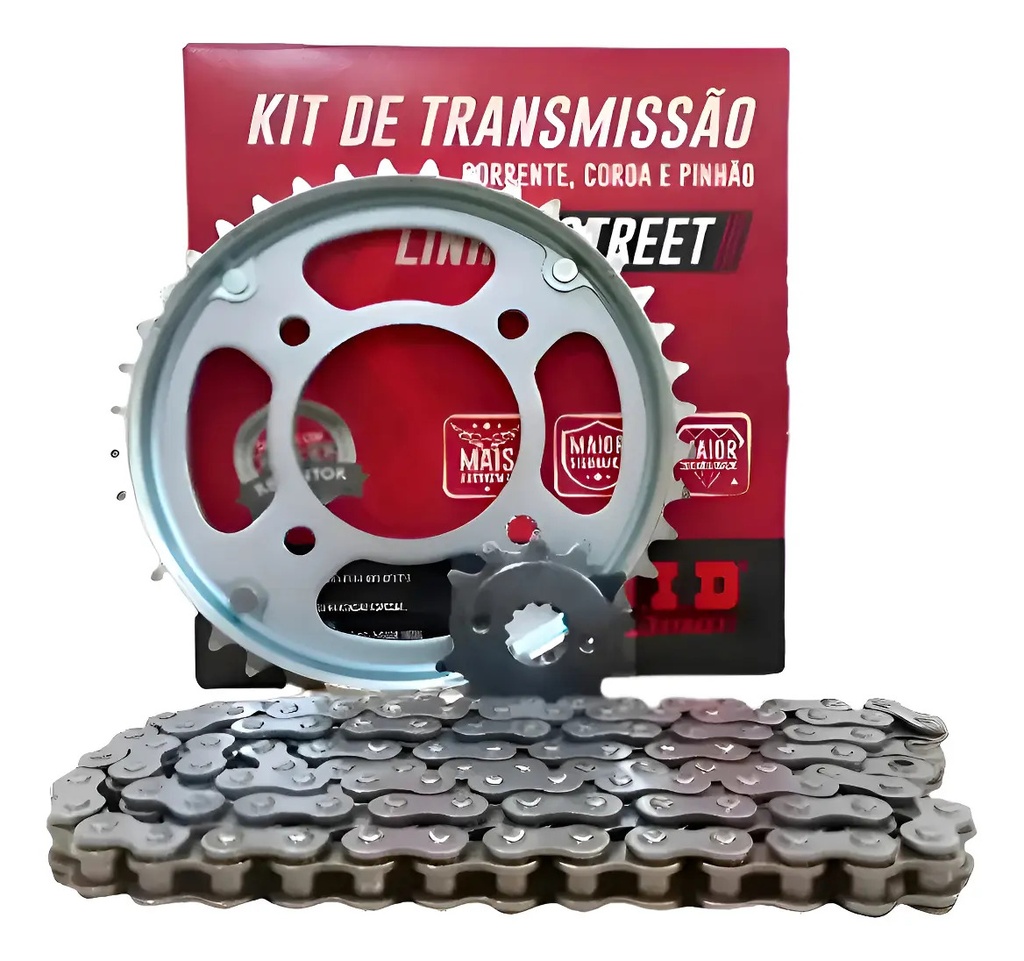 [33995] Kit Cadena Transmisión Did Honda Cb 250 F New Twister Oring Gris