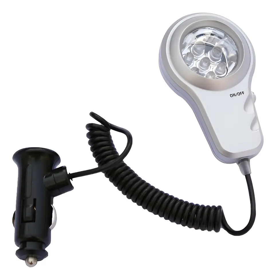 [AR48] Linterna Luz 7  Led Luz De Inspeccion Moto Auto  Blanco Agua