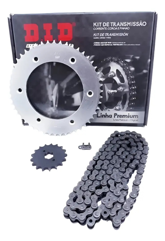 [34000] Kit Transmisión Did Yamaha Sz 150 41-14 Cadena 428-126 Plateado