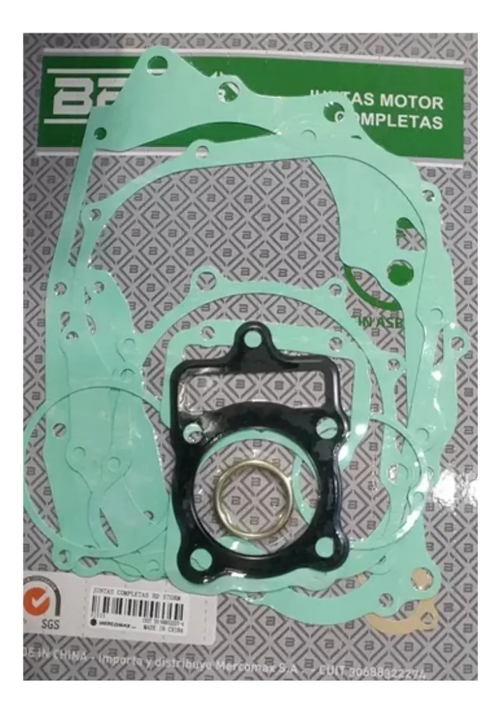 [zj111] Juego Juntas Motor Bbr Honda Storm Tec Brasil