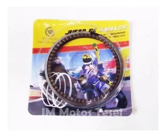 [KRS001] Aros De Pistón Honda Wave 100 Calidad Standar Tec Japon 