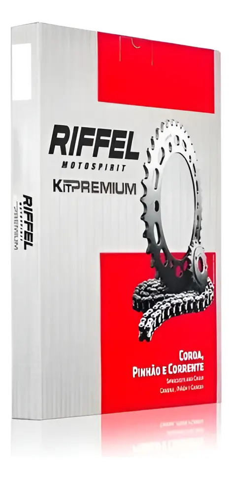 [70762] Transmision Riffel Honda Cbx 200 Piñon Corona Cadena 13-41 Gris