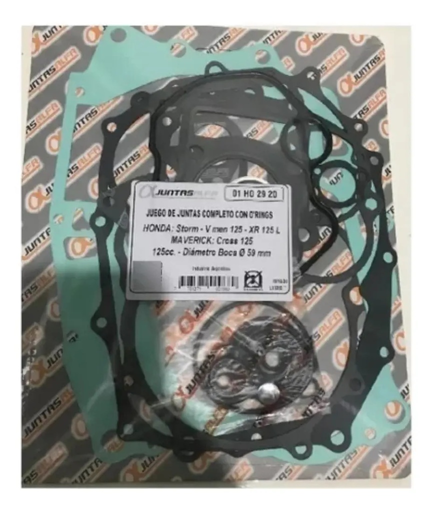 [1572/00130-627] Juego Junta Motor Honda Storm Xr 125 V Men Con Orings Alfa