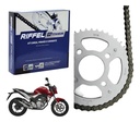 Transmision Riffel Honda Cb 250 F New Twister Completa Gris