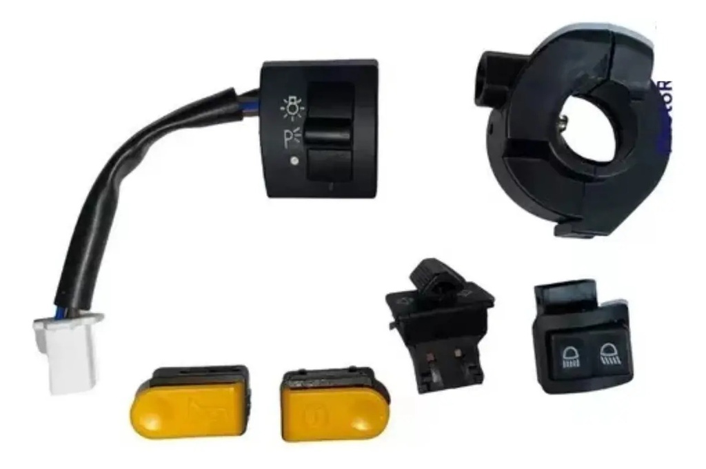 [MOT-FICSMASO] Kit Tecla Bocina Luz Giro Gilera Smash Futura Zanella Zb 110