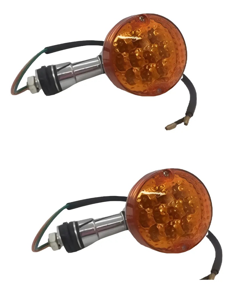 [MOT-CUSLED.MOT-CUSLED] Farol Luz De Giro Suzuki Gn 125 Con Led Por Juego 2 Uni  Izquierdo/derecho Ámbar