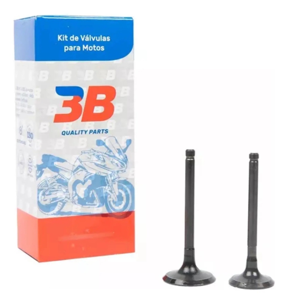 [1836/00115-508] Juego Valvulas Motomel NX 150 CBX 200 3b