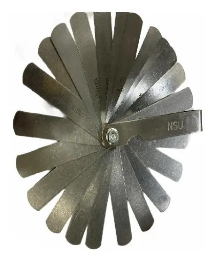 [028.007.08.0001] Juego de Sondas Bremen para Regulacion de Valvulas 0,05 a 1,00 mm x 20 Piezas
