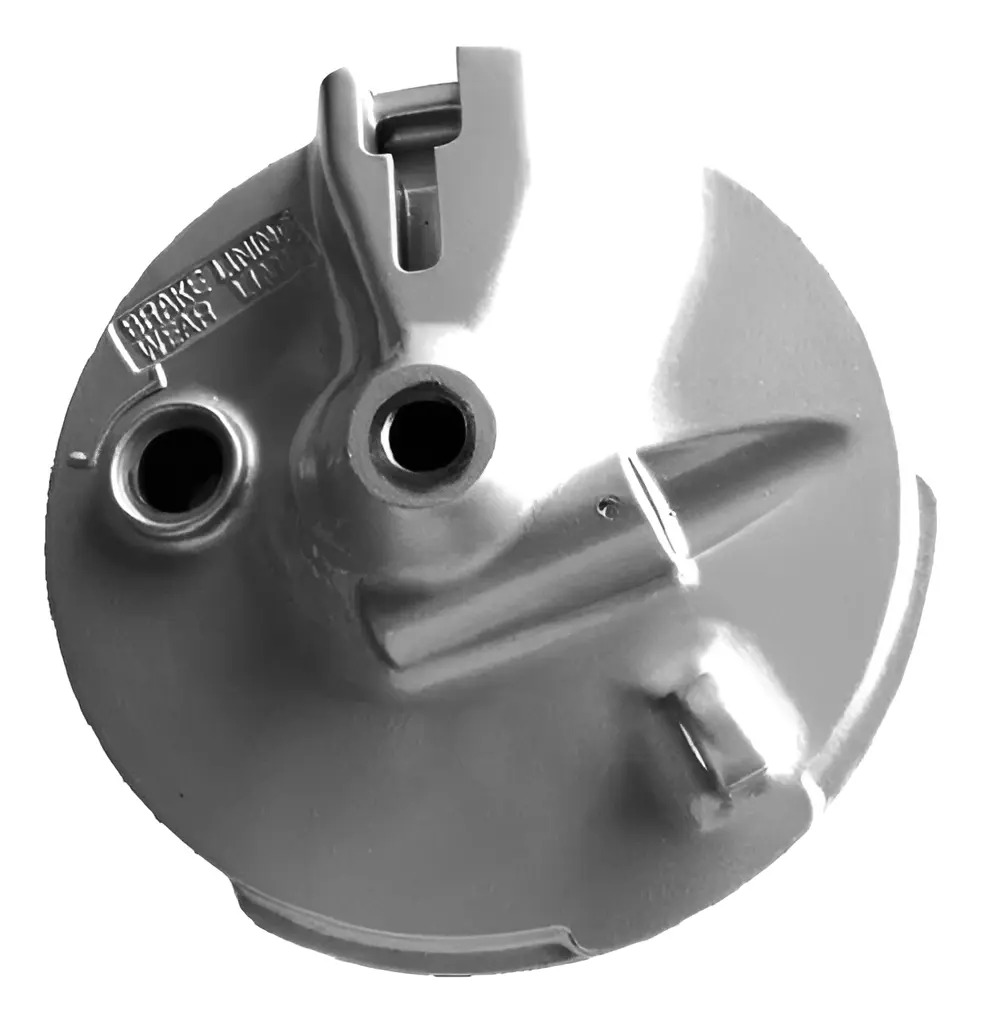 [MOT-WH002] Porta Zapata Plato De Freno  Delantero Suzuki Ax 100  Plateado