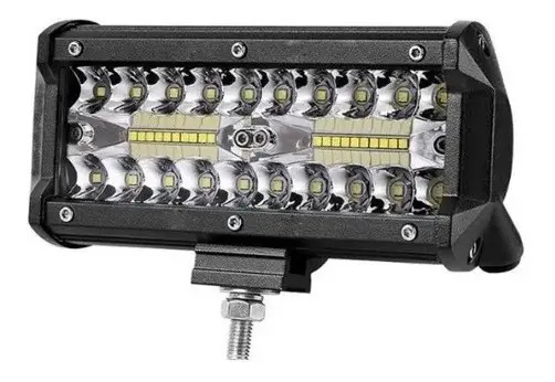 [21853] Faro Auxiliar Led Moto Auto Con Soportes 120w Cree
