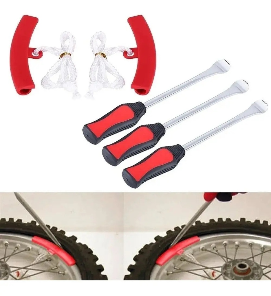 [MOT-TOOL2] Juego de Palancas de Desarme de Cubiertas 293 mm x Ø10 mm
