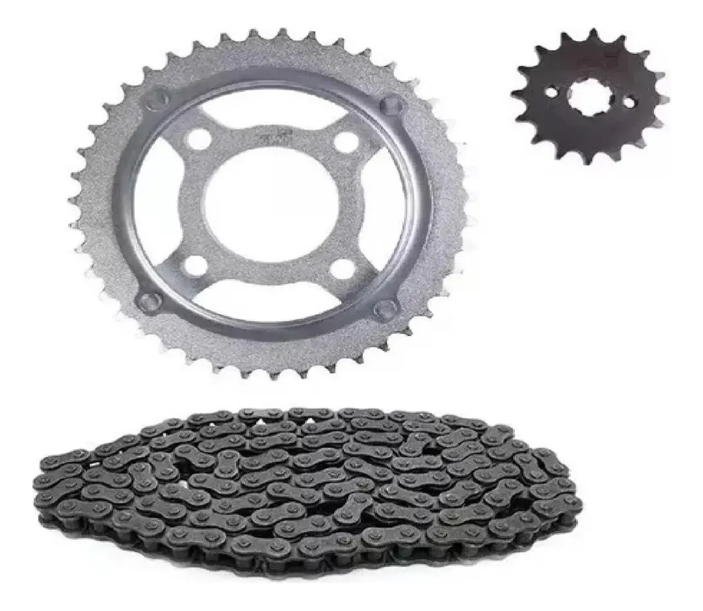 [HEHON1643428CC] Kit Transmision Yoyo Honda Cg Titan 150 Reforzada Rpm Gris