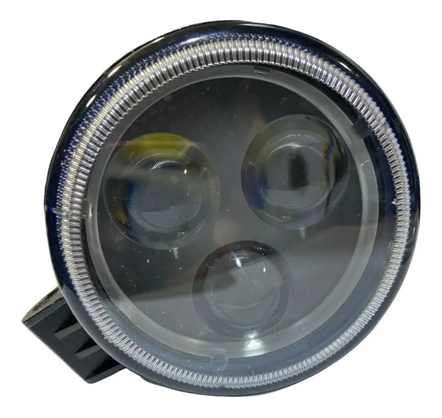 [42138] Faro Auxiliar Led Óptica Lupa Redondo 3 Led Universal Rpm