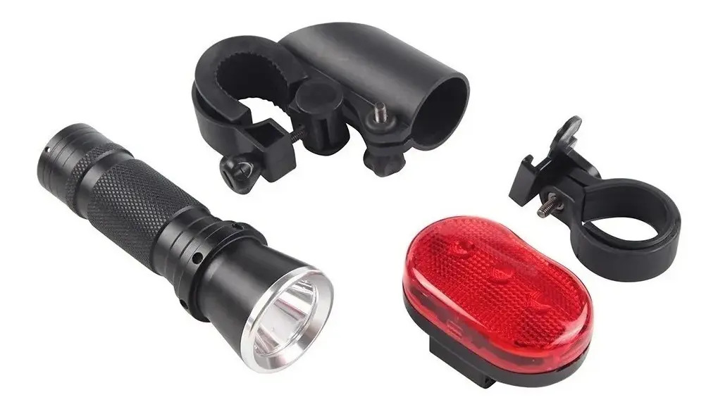 [24-1T0601] Juego Luces Bici Led Delantera 3w Trasera 5w 24-1t0601 Rpm