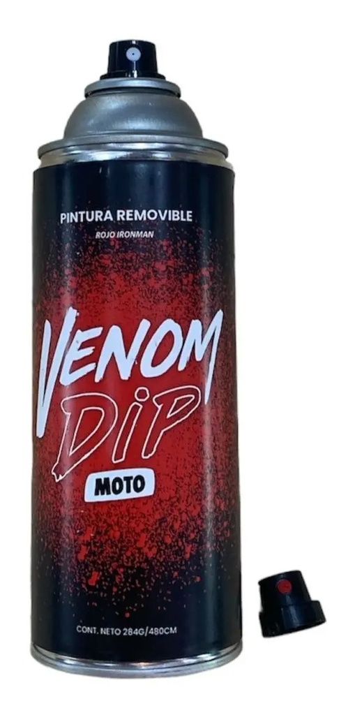 [ROJO.IRONMAN] Pintura Removible Moto En Aerosol Venom Rojo.ironman Rpm Rojo.ironman