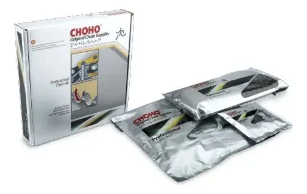 [HKC038] Kit Transmision   Honda Storm 125 15/40 Con  Cadena Choho Gris