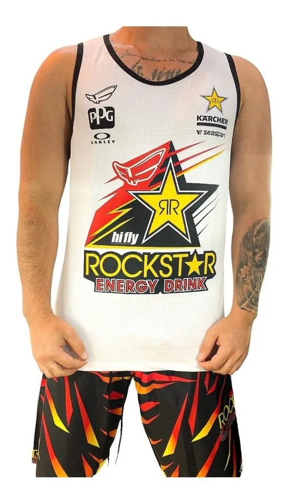 [IND-2541] Musculosa Hifly Enduro Rock Star Verano Rpm