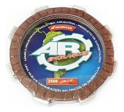 [2509] Discos De Embrague Honda Biz 105 Rpm