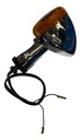 Giro Faro Moto Gvs  Delantero Cromado Led Naranja