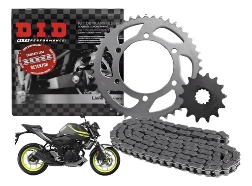 [33964] Kit Transmision Did Brasil Yamaha Mt 03 Yzf R3 Con Oring Rpm