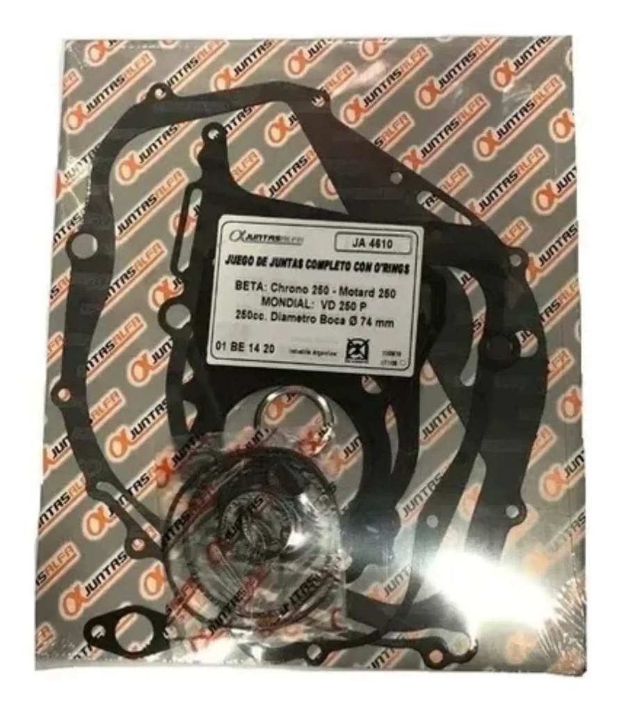 [1571/00098-627] Kit Juntas Motor Beta Motard 250 Chrono 250 Tr 250 Alfa S/or
