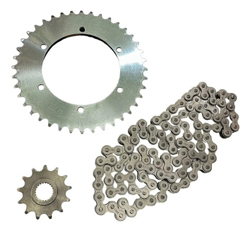 [KIT821] Kit De Transmision Cadena Piñon Corona Xtz 250 Paso 520