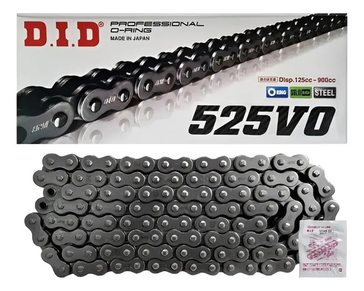 [2224] Cadena Transmision Did 525 X 124 Oring 800 650 Gs Japon Rpm