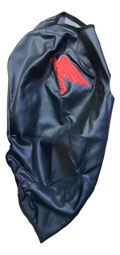 [TANQUECGFR] Funda De Tanque Honda Cg Titan 150 Frecuencia Gama Rojo Tc4 Negro