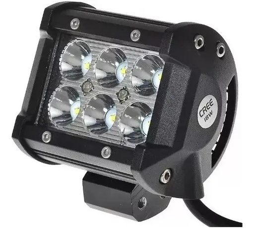 [VCLII31] Faro Auxiliar Proyector 6 Led Cree 18w Moto Auto - Rpm