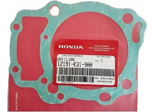[12191-k31-900] Junta Base Cilindro Honda Cb 250 New Twister Rpm