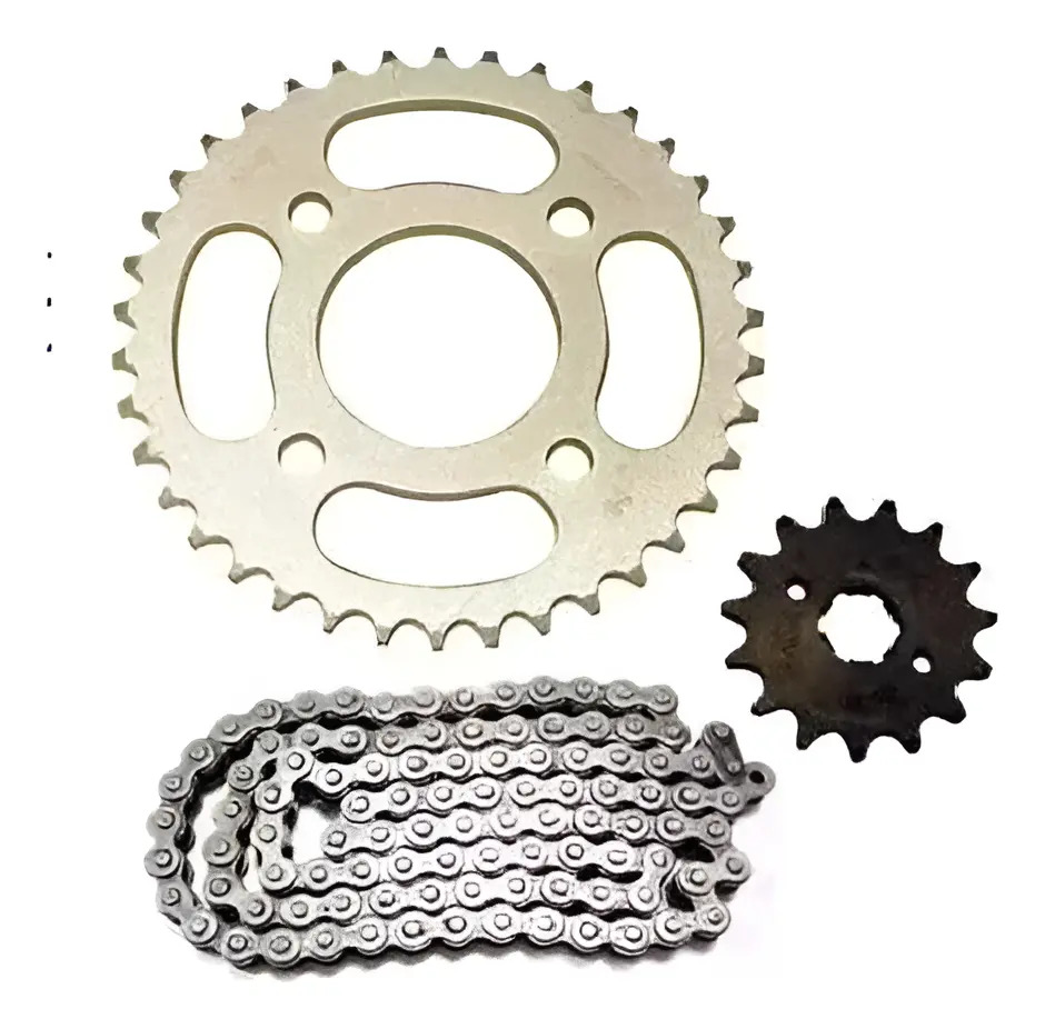 [KIT814] Kit Transmision Completa  Zanella Rx 150 Con Bujes   Rpm Gris