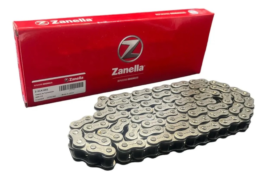 [Z-3CA1002] Cadena De Transmisión 428 110 Zanella Original Zb New Wave 