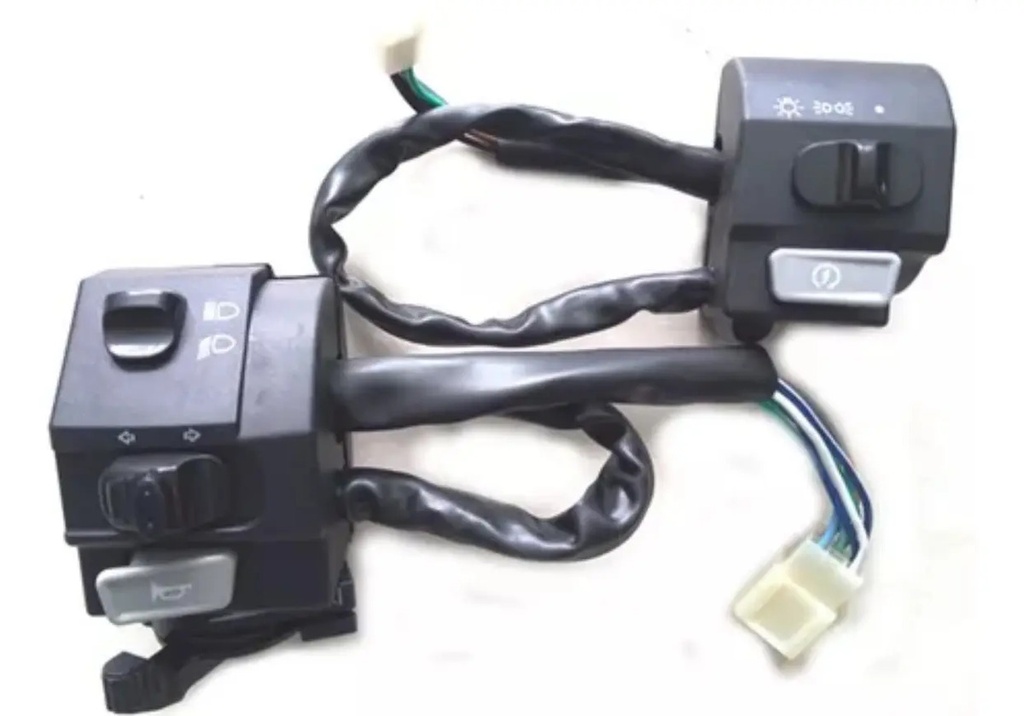 Juego Comandos Arranque Y Luces Yamaha New Crypton
