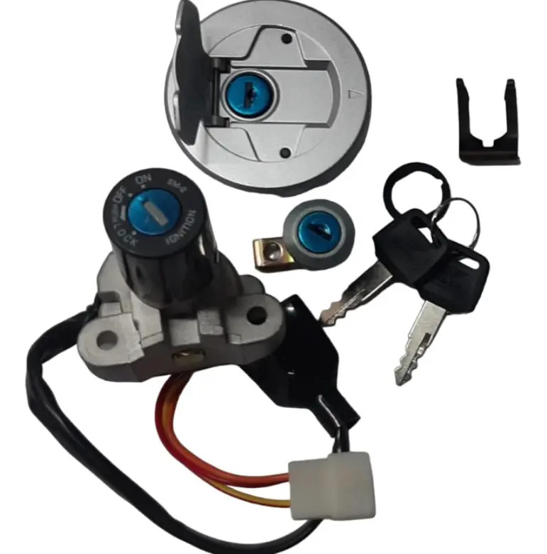 [KTC200] Kit Llave Tambor Contacto Tapa De Tanque Suzuki Gixxer 150 