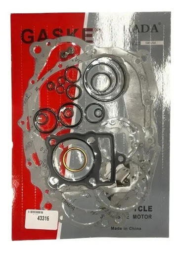 [JNT014] Juego Juntas Motor Completo Gilera Smx 200 C/orings Rpm