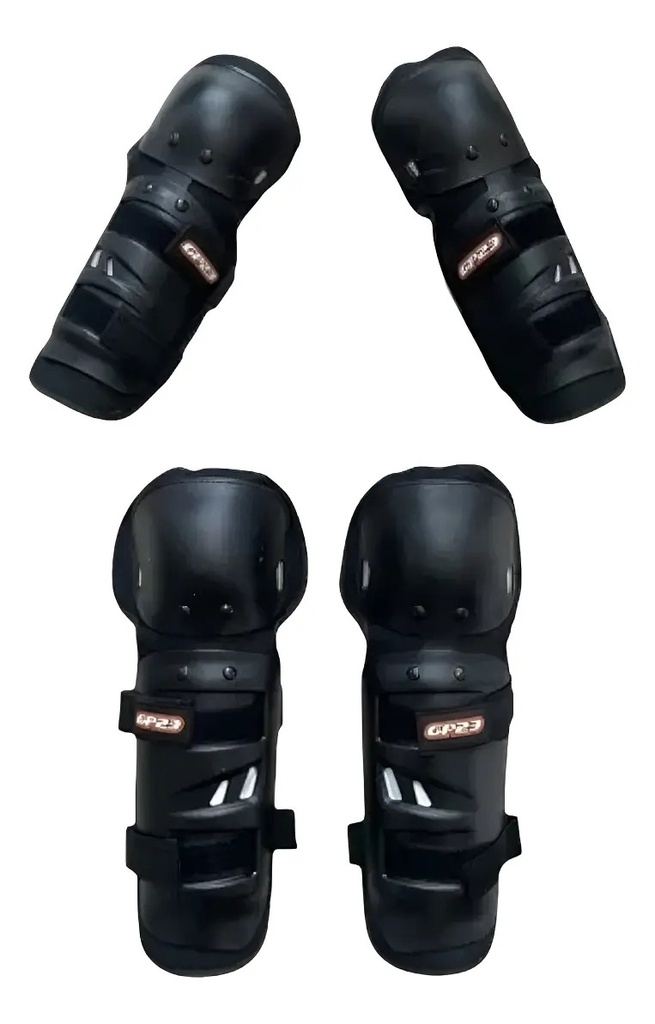 [7798354555606] Kit Rodilleras Y Coderas Skateboard Roller Skate Gp23 7150-1 Negro